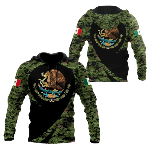 Mexico 3D All Over Printed Hoodie MH17042102