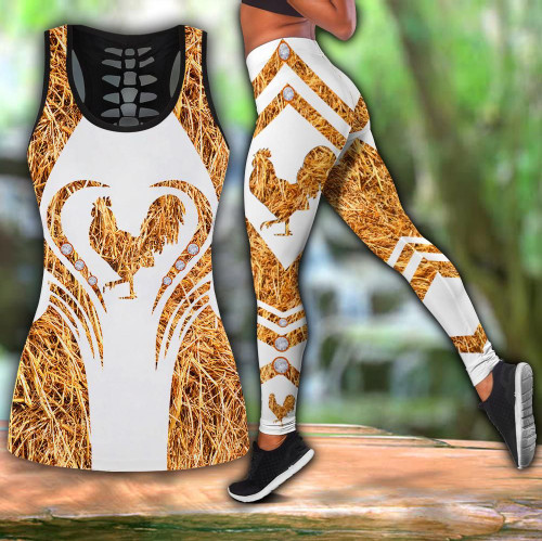 Rooster Straw Combo Legging + Tank Top AM15042102