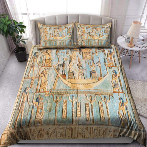 Dendera temple Ancient Egyptian Bedding Set