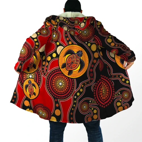 Aboriginal Turtles Australia Indigenous Cloak For Men And Women
