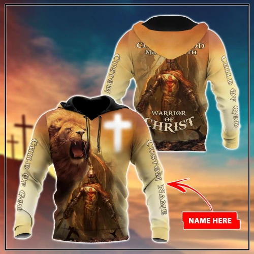 Lion Jesus Knight Templar 3D All Over Printed Shirts