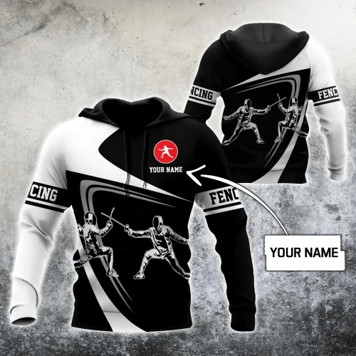 Customize Name Fencing Hoodie For Men And Women SN05042102