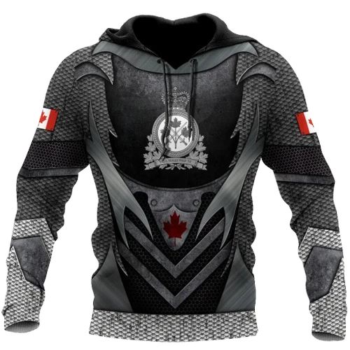 Personalized Name XT Canadian Army 3D Printed Shirts PD05042102