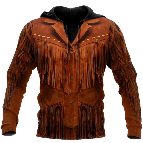 Cowboy Jacket No23 Cosplay 3D Over Printed Unisex Deluxe Hoodie ML