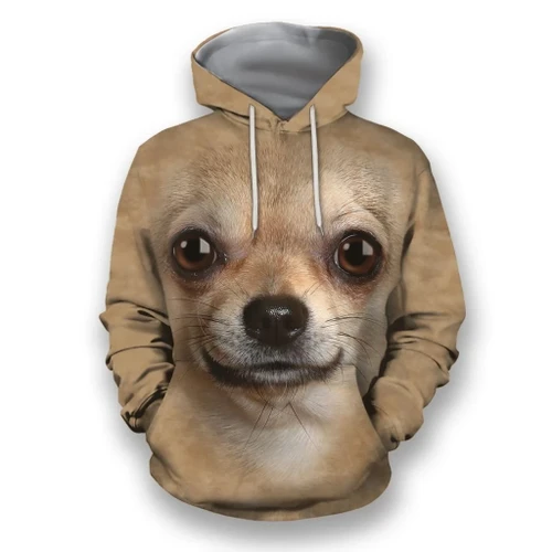 3D All Over Print Chihuahua Face