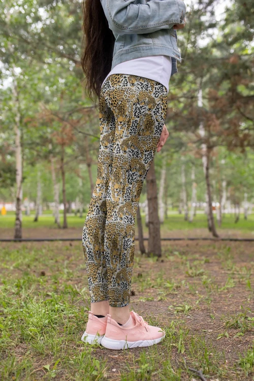 3D All Over Print Hunting Panther Legging