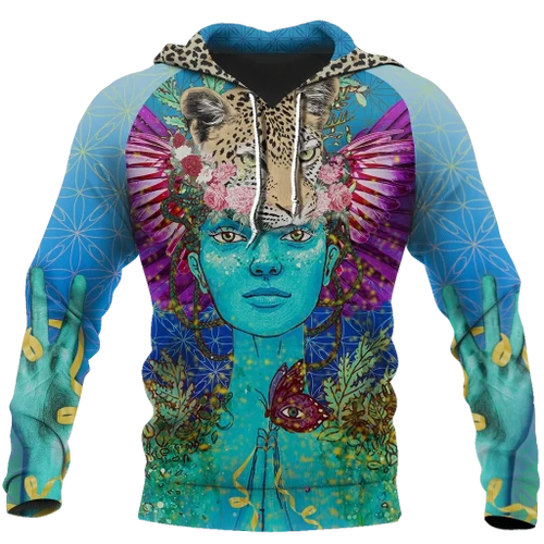 3D All Over Print Panther Hoodie