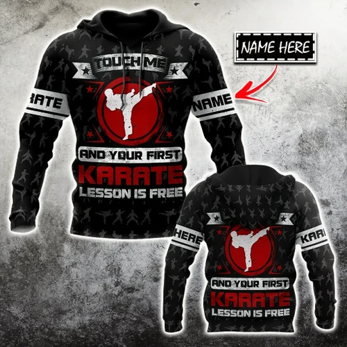 Customize Name Karate Hoodie For Men And Women TNA13032101