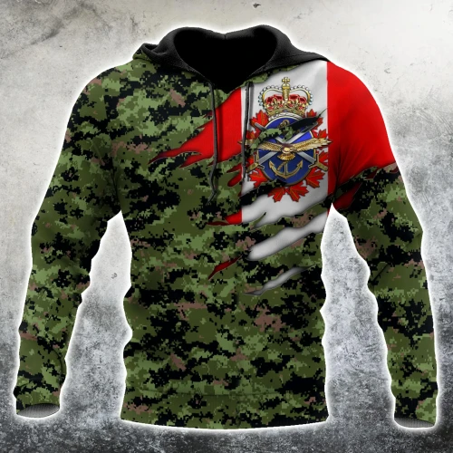 Canadian Veteran Armed Forces 3D Printed Shirts PD06032103