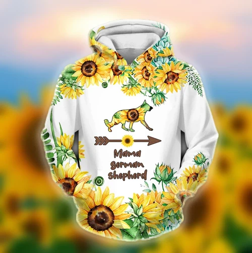 German Shepherd Mama - Mother's Day Gift 3D Unisex Shirt