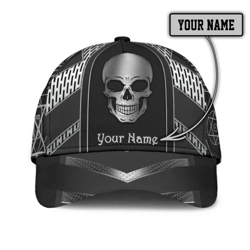 Customize Name Skull Classic Cap MH06032101