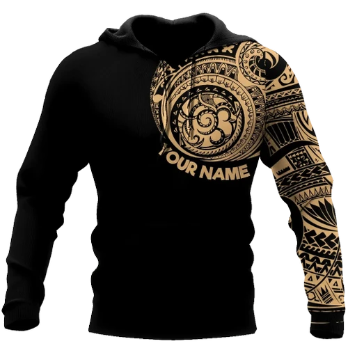 Amazing Polynesian Traditional Tattoo Personalized Unisex Deluxe Hoodie ML