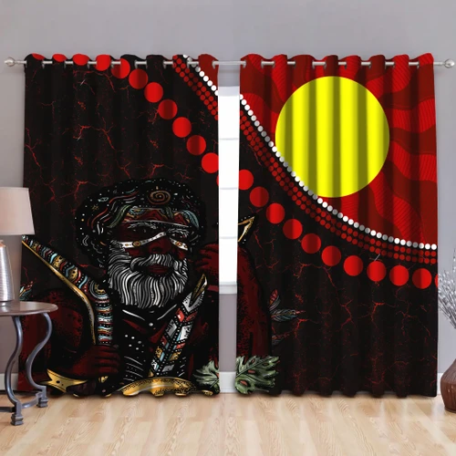 Aboriginal Indigenous People Curtains TN