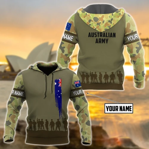 Personalized Name - The Australian Army 3D All Over Printed Shirts DA13032105