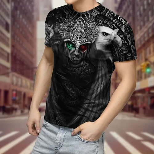 Aztec Warrior 3D All Over Printed Shirts For Men And Women