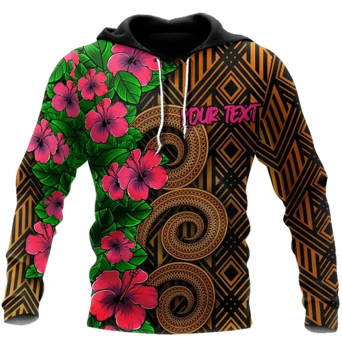 Amazing Polynesian Tribal Pattern Customize 3D All Over Printed Unisex Hoodie