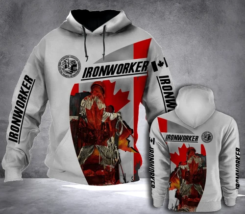 IRONWORKER CANADA 3D All Over Printed Unisex Shirts 02032105CXT
