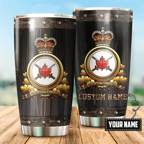 Personalized Name XT Canadian Veteran  Stainless Steel Tumbler  TNA11032106