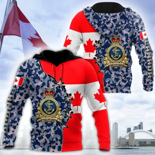 Canadian Navy Veteran 3D Printed Shirts NTN10032103