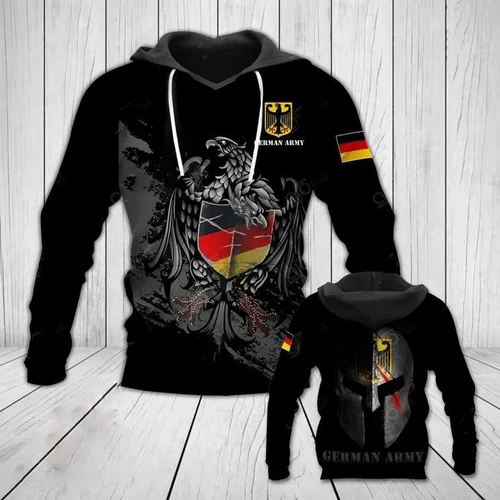 Germany Army Eagle Premium Personalized Unisex Hoodie 3D All Over Printed Camo