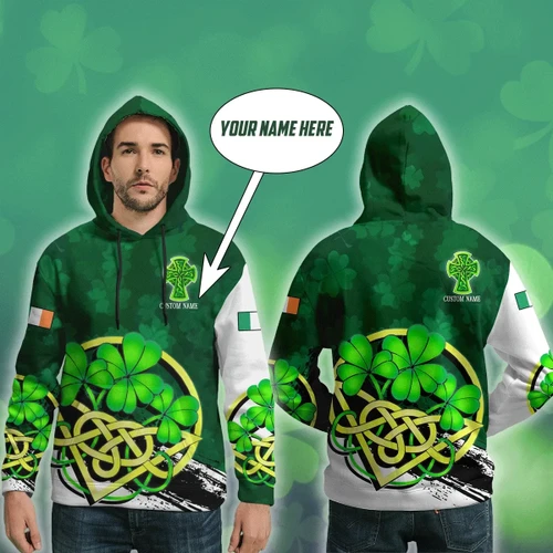 3D All Over Printed  Irish   St Patrick Day Unisex Shirts  SK04022101 Custom Name XT