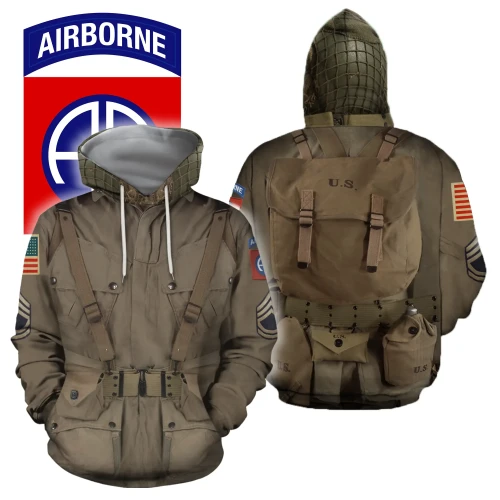 3D All Over Printed 82nd Airborne Division WW2