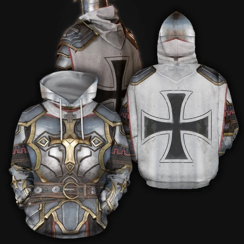 3D All Over Printed Knight Templar Tops