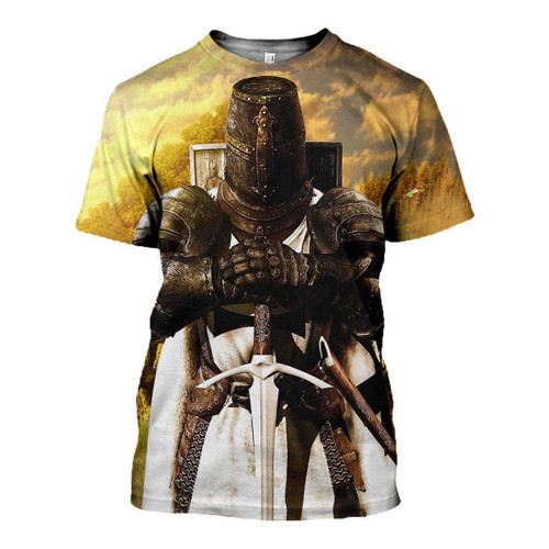 3D All Over Printed Teutonic Knight Clothes