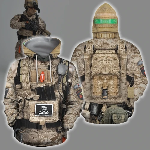 3D All Over Printed U.S. NAVY Seal Team Six Uniform