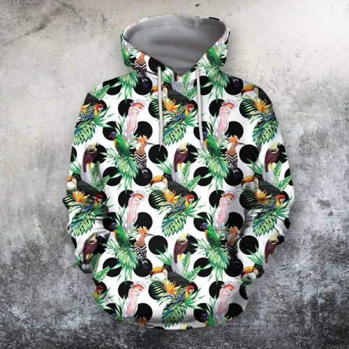 3D All Over Printing Major Mitchell’s Cockatoo Parrot Shirt