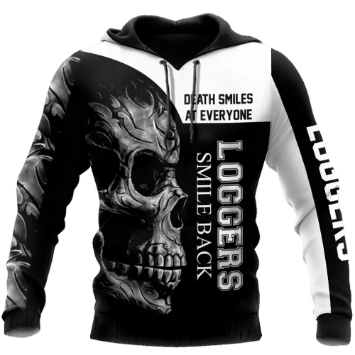 3D Logger Dead Skull Unisex Shirts