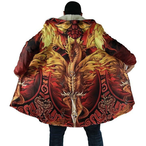3D Tattoo and Dungeon Dragon Hoodie Coat for Men and Woman NM050922