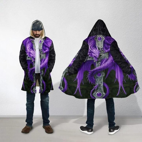 3D Tattoo and Dungeon Dragon Hoodie Coat for Men and Woman NM050924