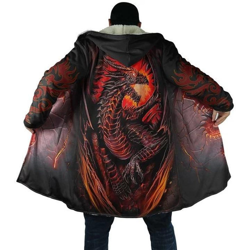 3D Tattoo and Dungeon Dragon Hoodie Coat for Men and Woman NM050926
