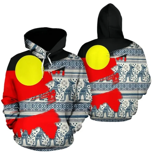 Aboriginal Flag And Pattern 3D All Over Printed Hoodie MP512