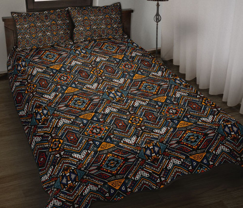 African Dashiki Pattern Quilt Bedding Set