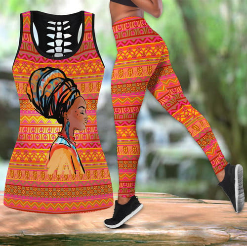African Girl Legging & Tank top JJ24062001-ML