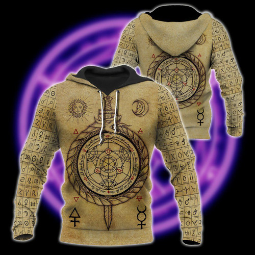 Alchemy 3D All Over Printed Shirts Hoodie JJ020101