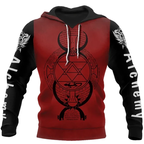Alchemy 3D All Over Printed Shirts Hoodie JJ030103