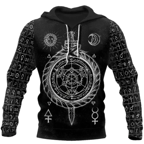 Alchemy 3D All Over Printed Shirts Hoodie JJ030301