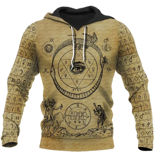 Alchemy 3D All Over Printed Shirts Hoodie JJ140103