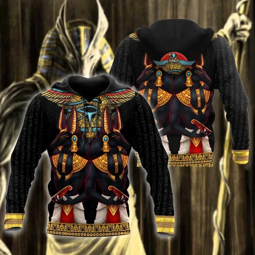 Anubis Horus eye and egyptian falcon 3D Shirts