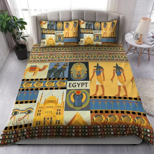 Ancient Egyptian Mythology Culture 3D Bedding set