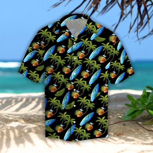 Coconut Island Hibiscus Tropical Hawaii Shirt
