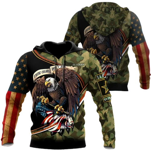 US Veteran Camo 3d all over printed shirts for men and women Proud Military