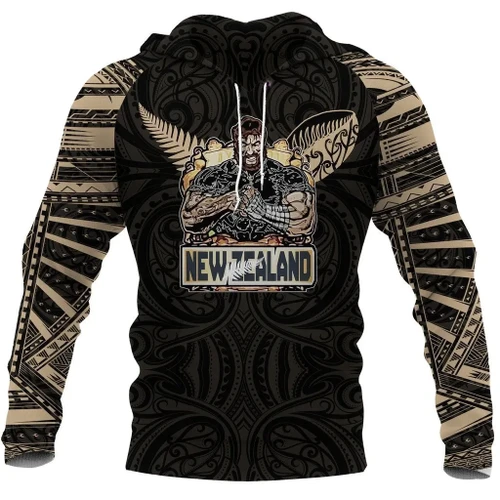 Rugby Aotearoa Tattoo Style All Over Hoodie