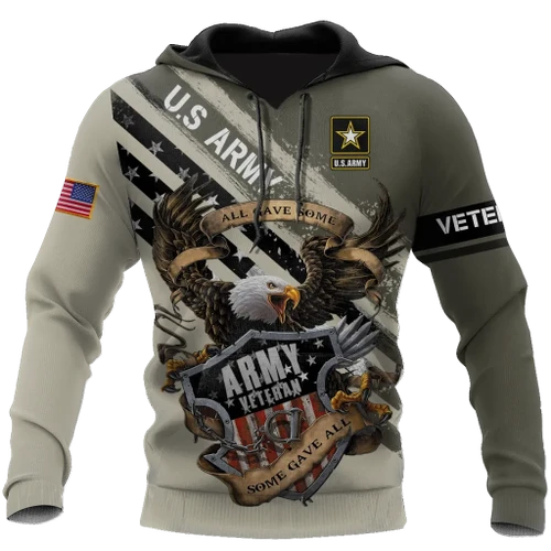 US Veteran Army All Gave Some 3D Shirts Proud Military