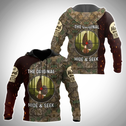 Mushroom hunter The original hide and seek 3d print shirts