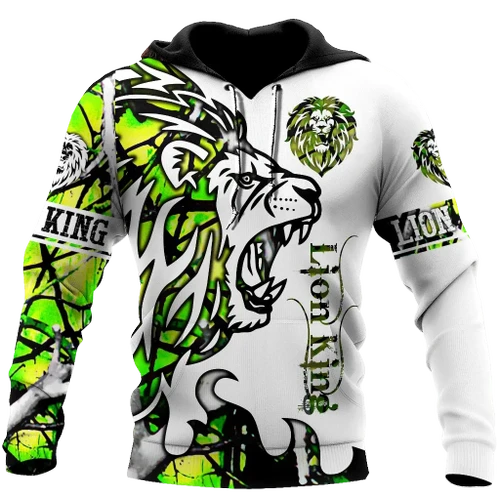 Beautiful Lion green Tattoo camo 3D all over printed shirts for men and women