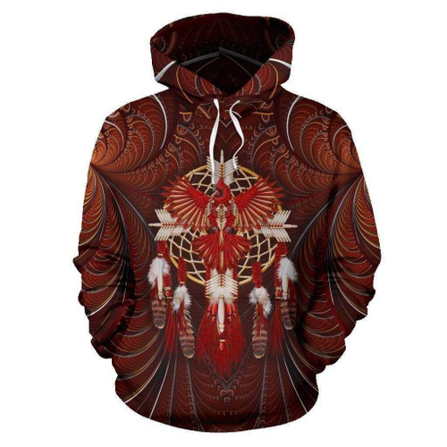 Dream Catcher Eagle Native All Over Hoodie
